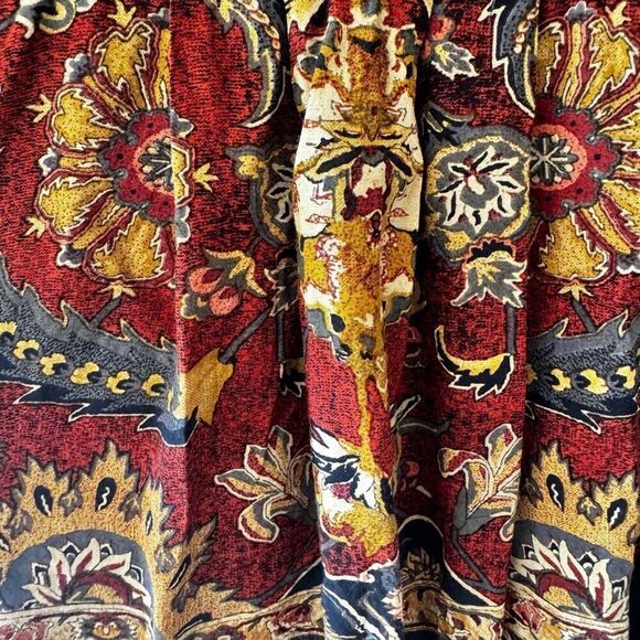 Soft Surroundings Embroidery Floral Inserts Long Sleeves SZ L # 2366 - Picture 7 of 12